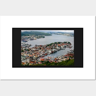 Bergen from Above Posters and Art